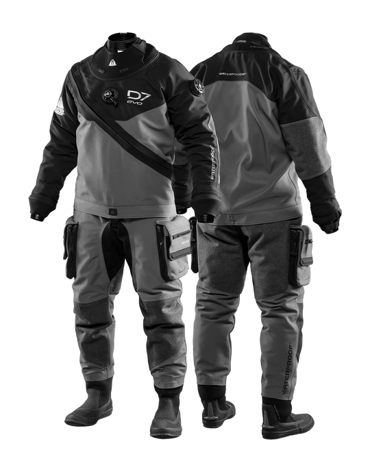 WATERPROOF D7 EVO Drysuit Men חליפה יבשה לגברים