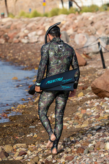 ADVENTURE Rush Guard Camo Spearfishing Jacket חליפה צלילה חופשית חלק עליון