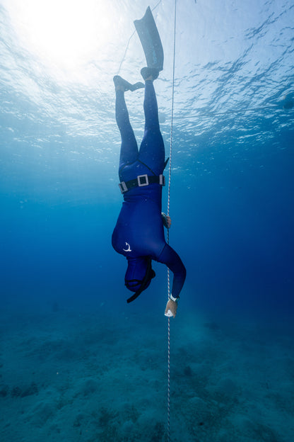 ADVENTURE 5.5mm Dark Blue Freediving Jacket חליפה צלילה חופשית ספורטיבית חלק עליון בעובי 5.5 מ"מ