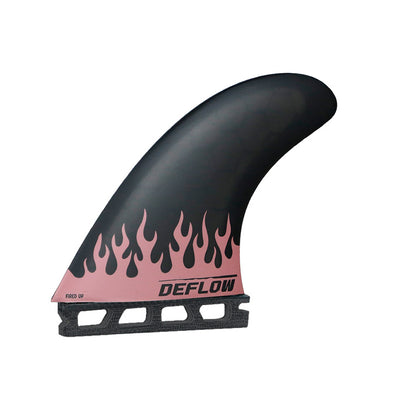 DEFLOW Grom Series Fired Up Fins סט חרבות לגלשן לילדים