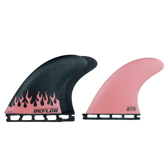 DEFLOW Grom Series Fired Up Fins סט חרבות לגלשן לילדים