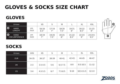 ZOGGS Neoprene Swimming Gloves - 2mm כפפות שחייה בעובי 2 מ"מ