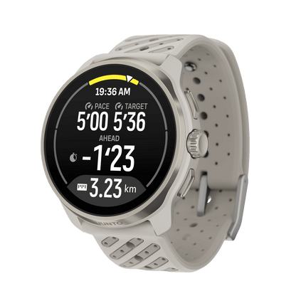 SUUNTO Race 3S Titanium Feather שעון ספורט וכושר בצבע אפור