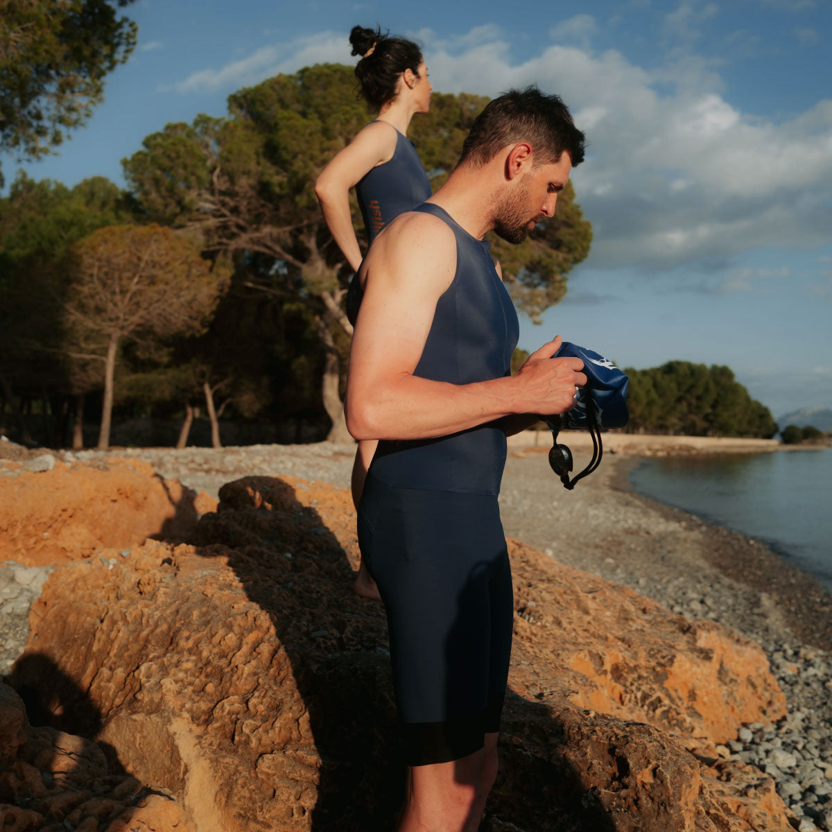 חליפת טריאתלון לגברים Sailfish Men's Trisuit Perform 1