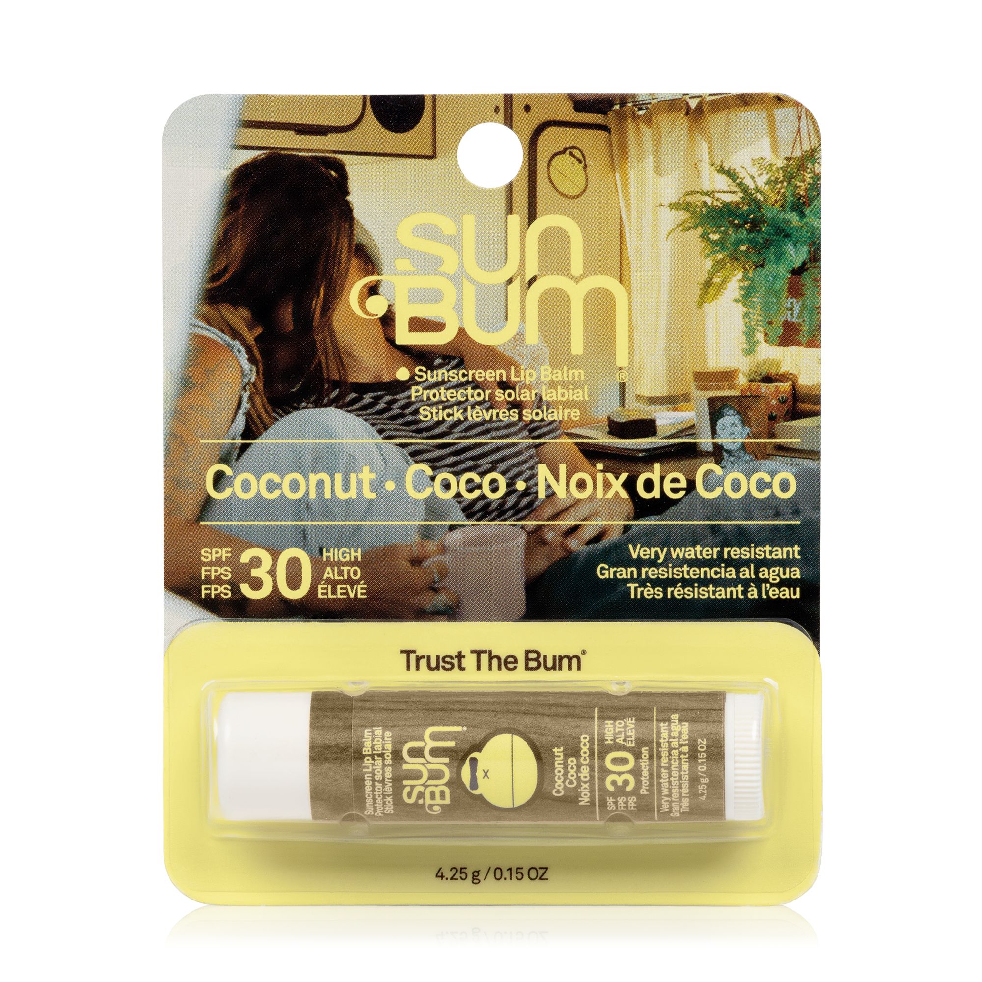 SUN BUN Original SPF 30 Sunscreen Lip Balm קרם הגנה שפתון