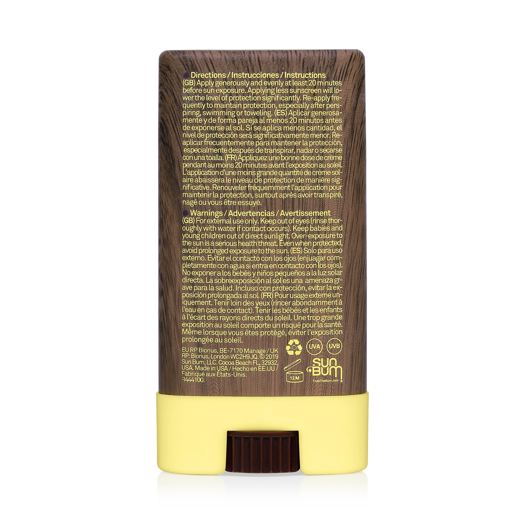 SUN BUN Original SPF 30 Sunscreen Face Stick קרם הגנה סטיק לפנים