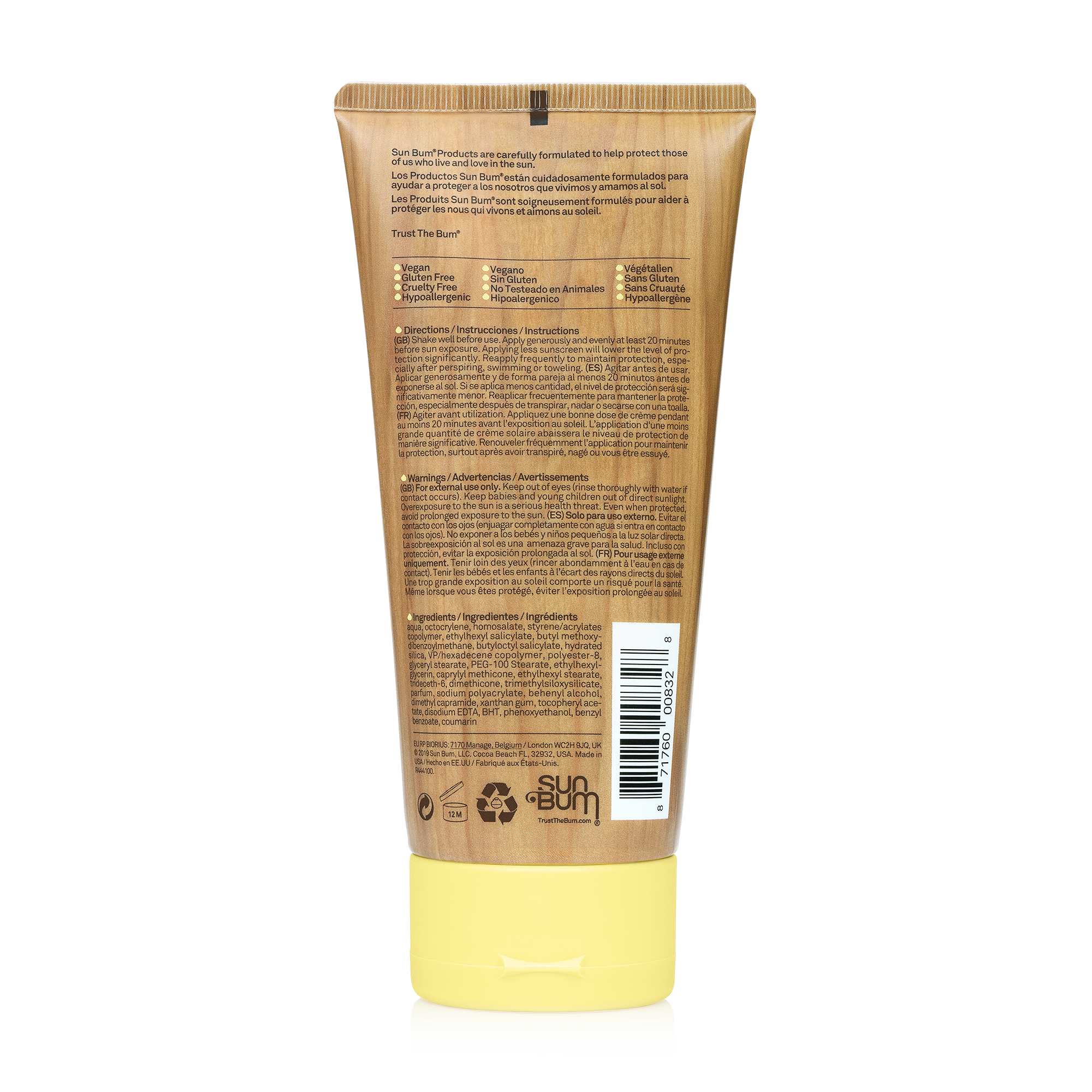 SUN BUN Original SPF 50/30 Sunscreen Lotion קרם הגנה