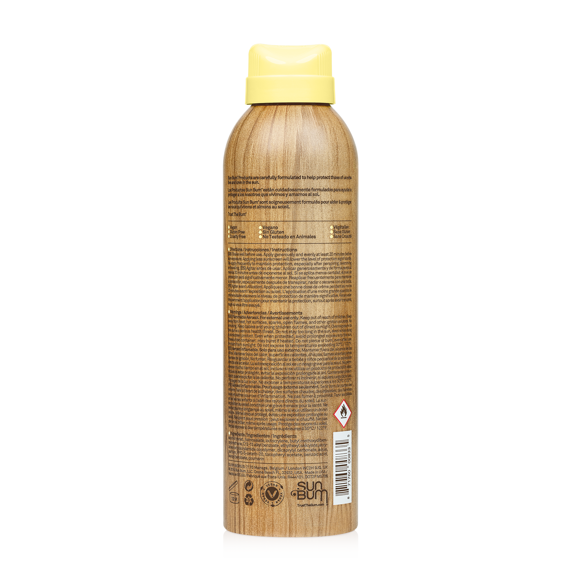 SUN BUN Original SPF 50/30 Sunscreen Spray קרם הגנה ספריי