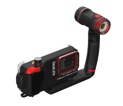 SEALIFE SportDiver Ultra Pro 2500 Set for iPhone & Android סט מארז תת ימי מתקדם ותאורה לסמארטפון