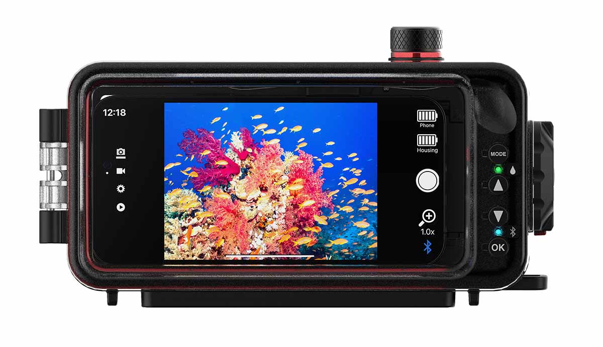 SEALIFE SportDiver Ultra Pro 2500 Set for iPhone & Android סט מארז תת ימי מתקדם ותאורה לסמארטפון