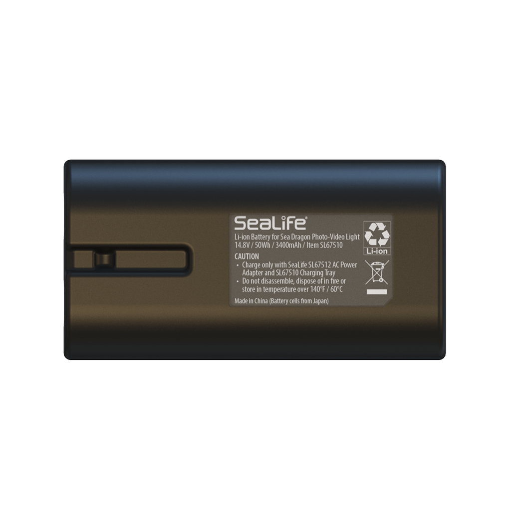SEALIFE 14.8V 50Wh Li-ion Battery for Sea Dragon Photo/Video Lights סוללה נטענת - דוגית