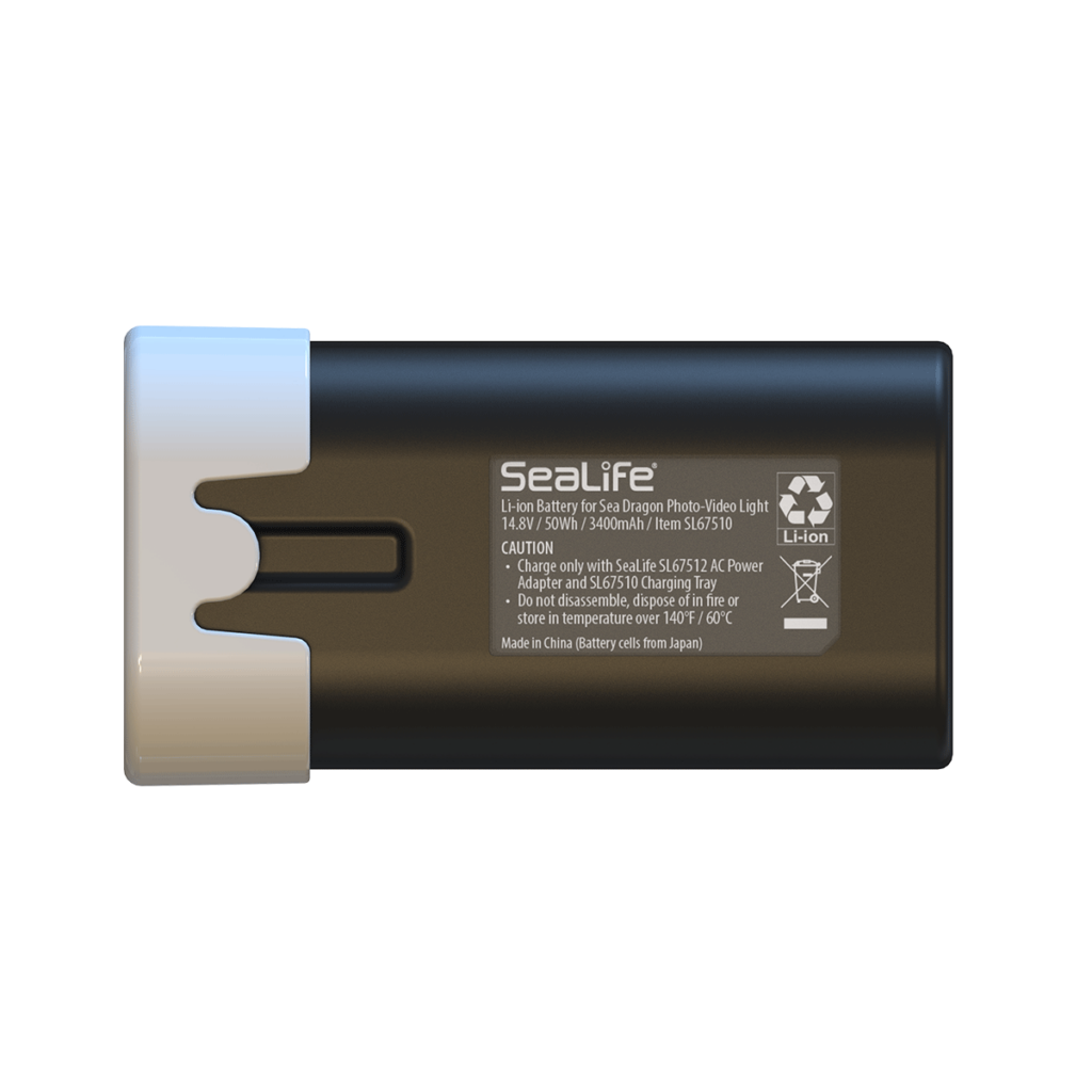 SEALIFE 14.8V 50Wh Li-ion Battery for Sea Dragon Photo/Video Lights סוללה נטענת - דוגית