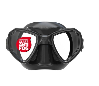 SALVIMAR Youth MORPHEUS MID Anti Fog מסיכת צלילה לנוער/בעלי פרופיל ראש קטן עם הגנה מפני הצטברות אדים - דוגית