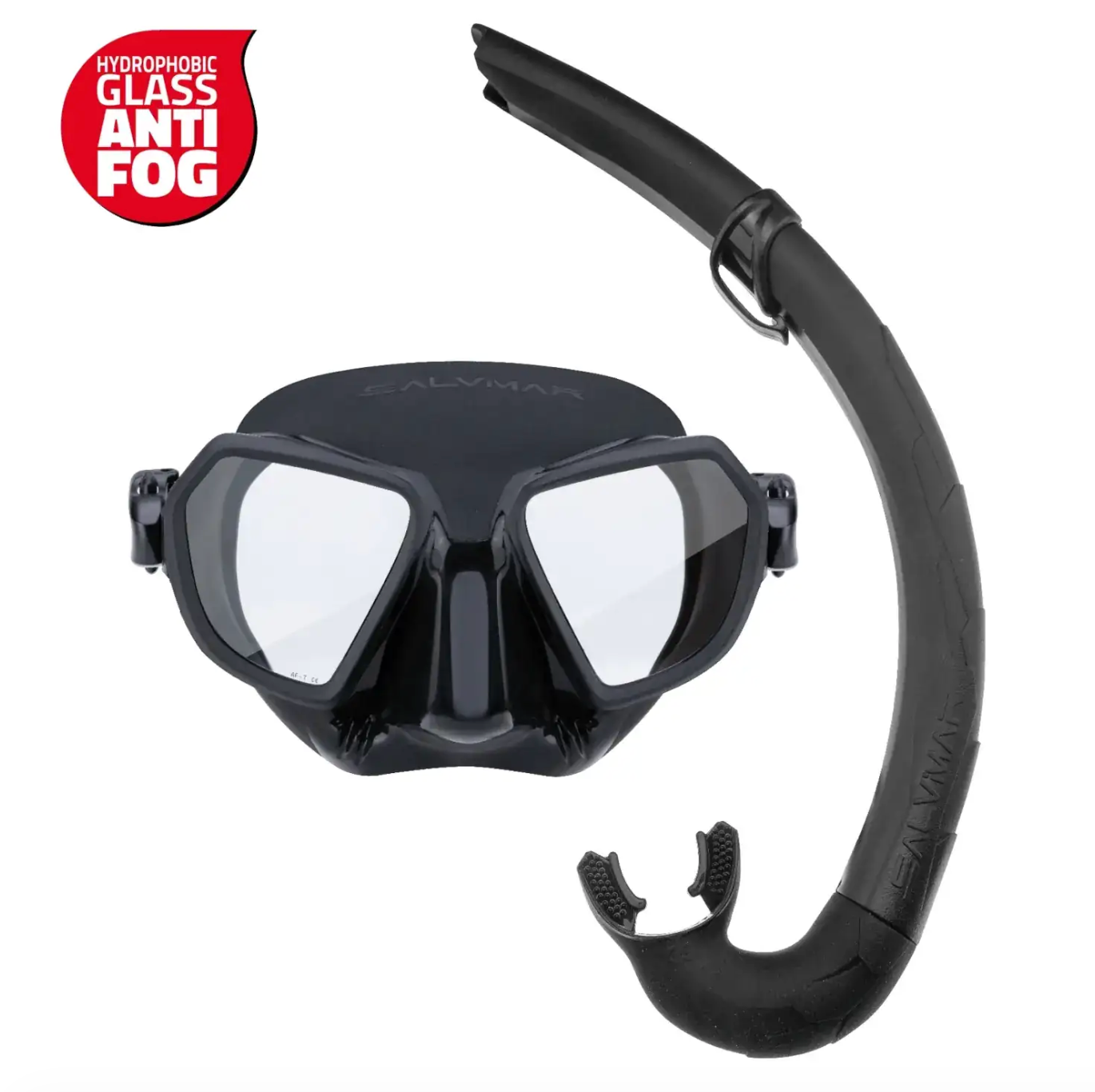 SALVIMAR NOAH Anti Fog + BITE AIR Snorkel Combo סט שנורקל ומסכת צלילה עם הגנה מפני הצטברות אדים