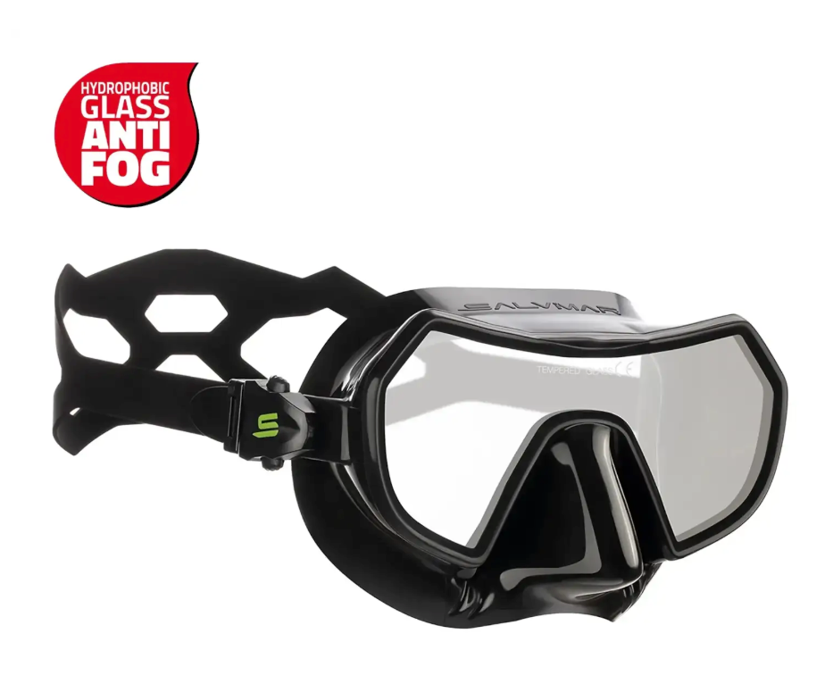 Salvimar Mid ENDLESS Anti Fog מסיכת צלילה לבני נוער/בעלי פרופיל פנים קטן עם הגנה מפני הצטברות אדים - דוגית