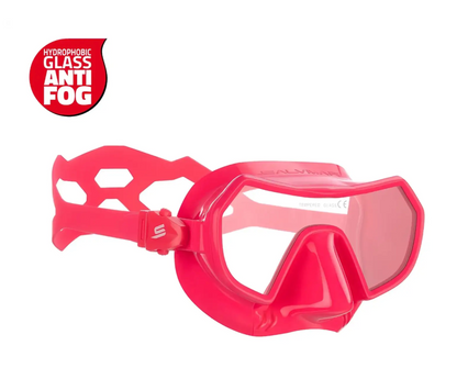 Salvimar Mid ENDLESS Anti Fog מסיכת צלילה לבני נוער/בעלי פרופיל פנים קטן עם הגנה מפני הצטברות אדים - דוגית