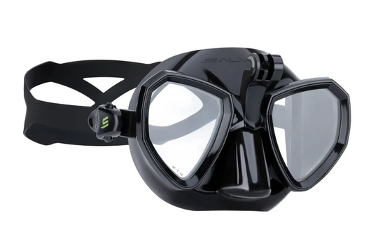 SALVIMAR Graduated lens TRINITY Anti Fog מסכת צלילה עם עדשות אופטיות והגנה מפני הצטברות אדים