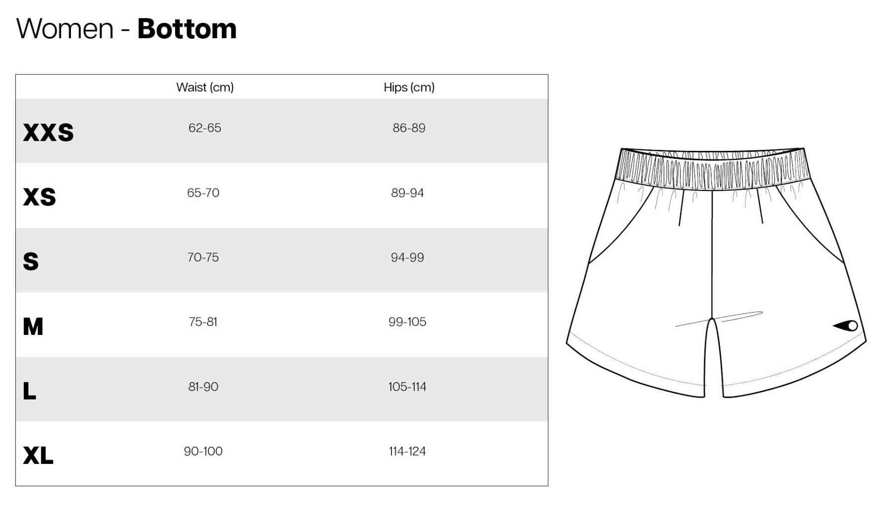 SOORUZ Boardshort LIBERTY Mini Women בגד ים מכנס גלישה לנשים
