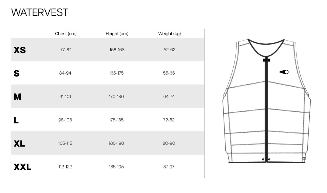 SOORUZ Water Kitevest OPEN Black אפוד עזר בציפה קיץ 2026