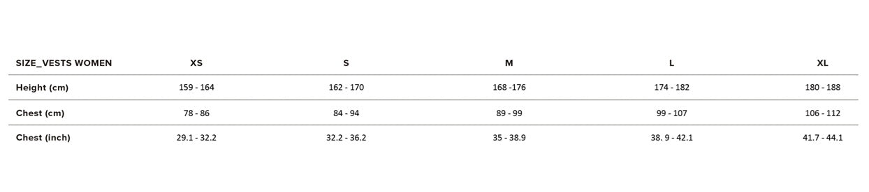 AZTRON N-SV 3.0 Nylon Safety Vest Women אפוד ציפה לנשים עם רוכסן צידי