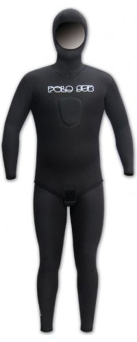 Polosub Man 5.5mm Black Lined Opencell Single Frog חליפה צלילה חופשית ספורטיבית לגברים