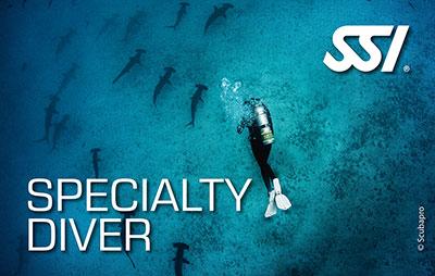 Specialty Bundle באנדל תעודות SSI דיגיטליות לקורסי צלילה: 2 התמחויות לבחירה
