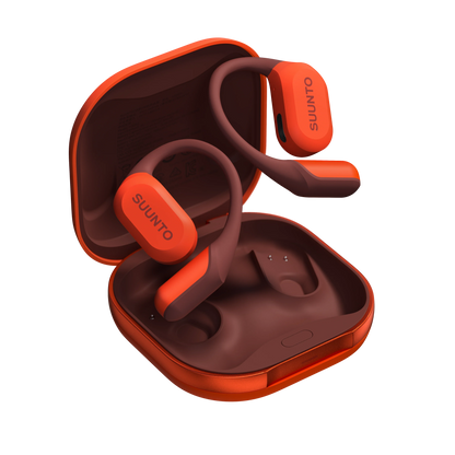 SUUNTO Spark Coral Orange אוזניות ספורט אוזן פתוחה בצבע כתום