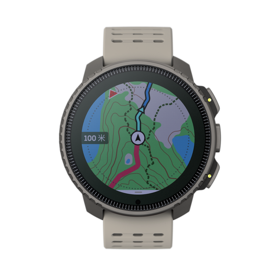SUUNTO Vertical Titanium Solar Sand שעון ספורט סונטו טיטניום עם טעינה סולארית