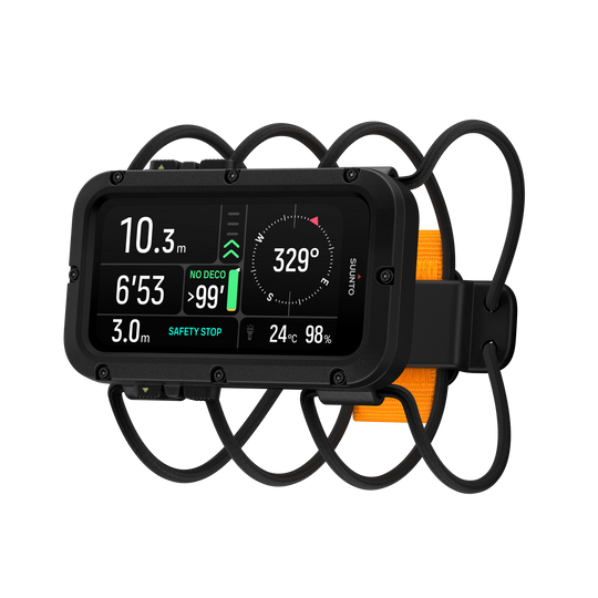 SUUNTO Nautic Bungee Cord מחשב צלילה מתקדם עם רצועת בנג'י