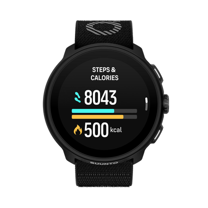 SUUNTO Run All Black שעון ספורט וכושר בצבע שחור