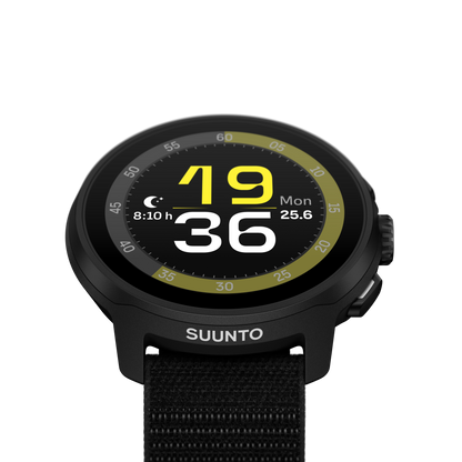 SUUNTO Run All Black שעון ספורט וכושר בצבע שחור
