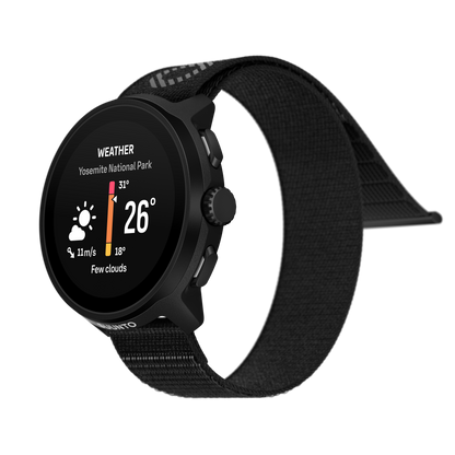 SUUNTO Run All Black שעון ספורט וכושר בצבע שחור