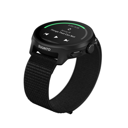 SUUNTO Run All Black שעון ספורט וכושר בצבע שחור