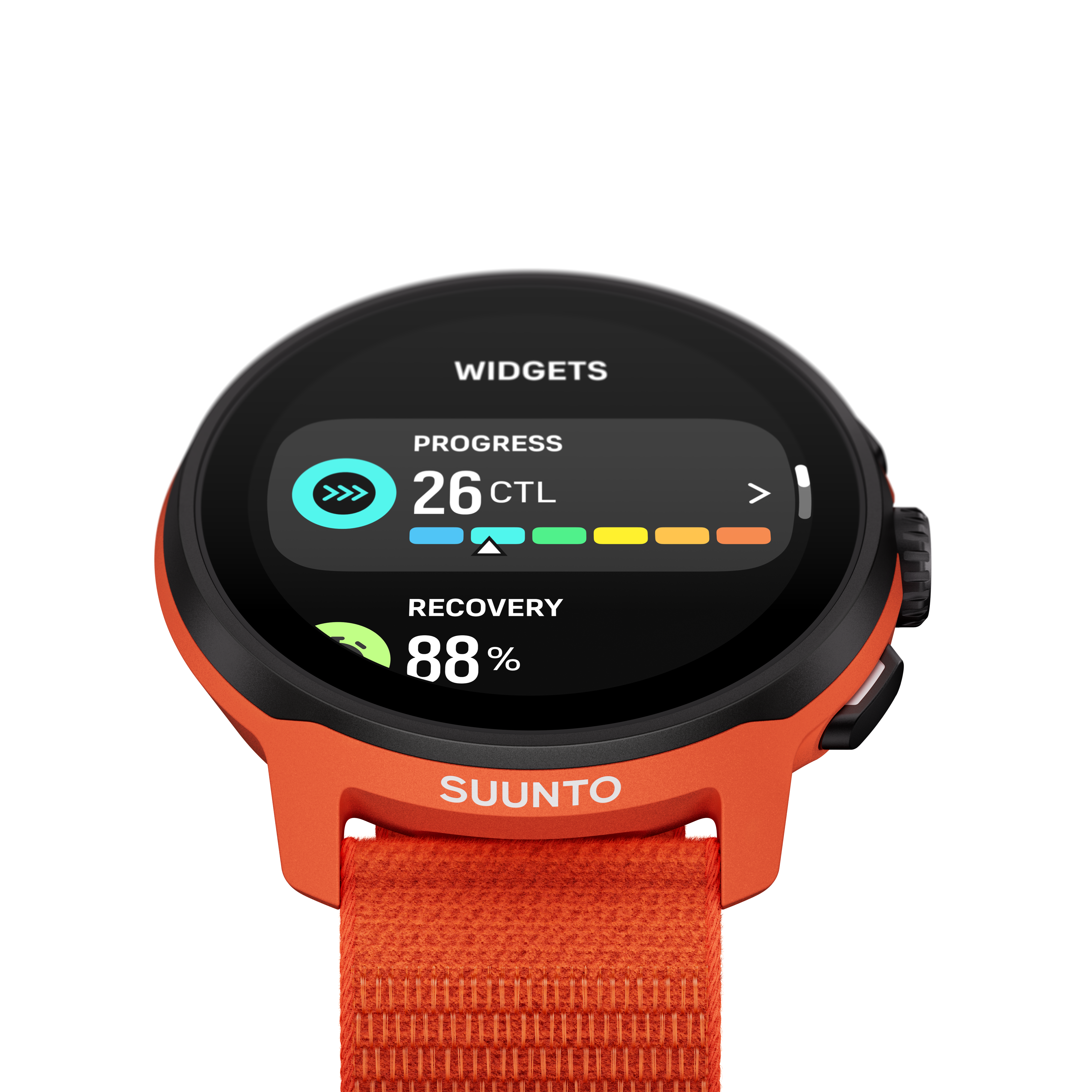 SUUNTO Run Coral Orange שעון ספורט וכושר בצבע כתום