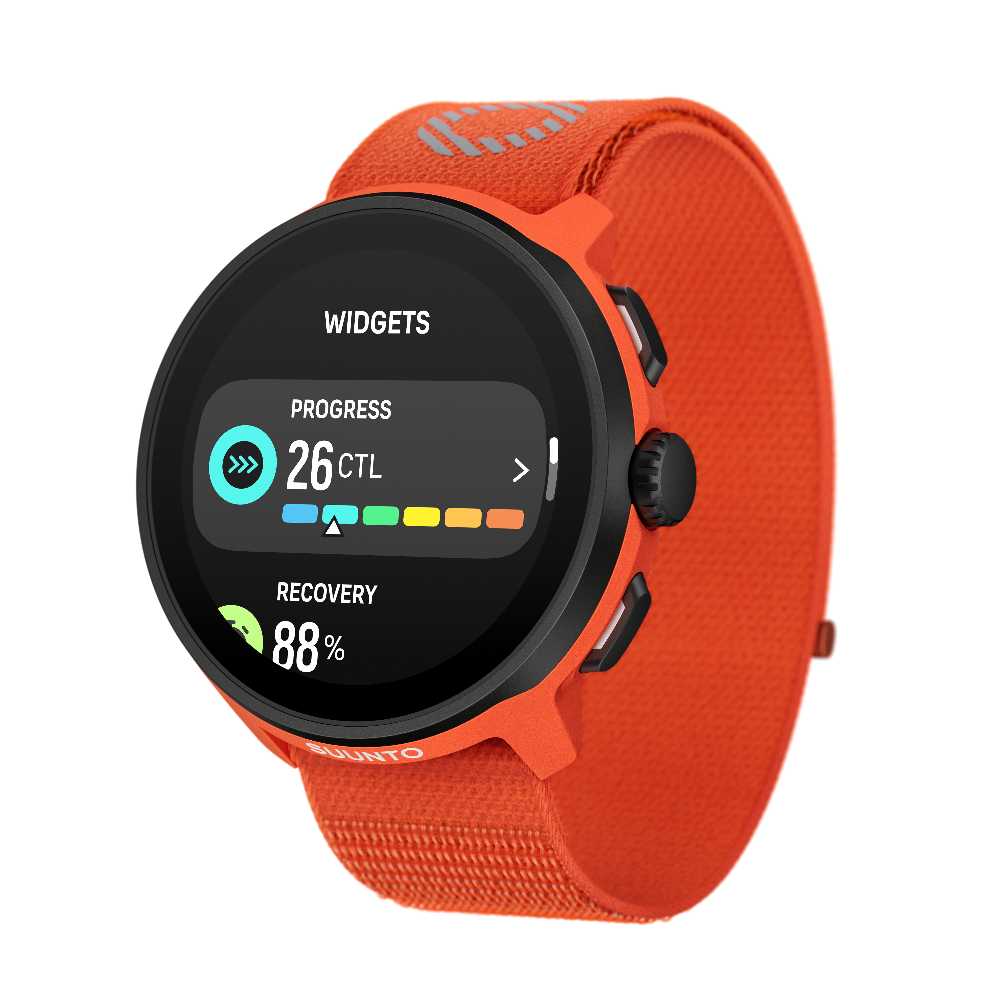 SUUNTO Run Coral Orange שעון ספורט וכושר בצבע כתום