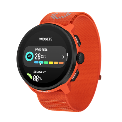 SUUNTO Run Coral Orange שעון ספורט וכושר בצבע כתום