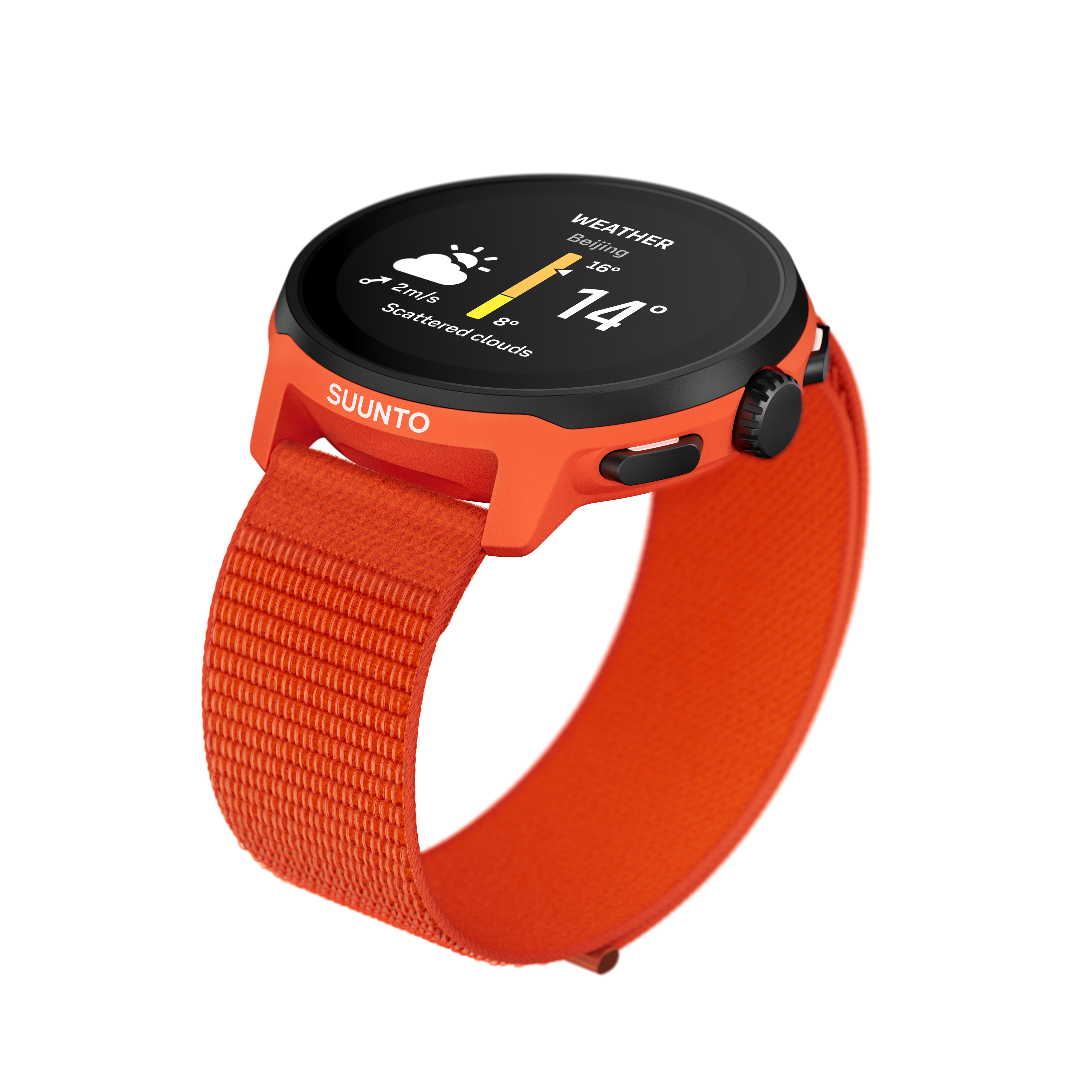 SUUNTO Run Coral Orange שעון ספורט וכושר בצבע כתום