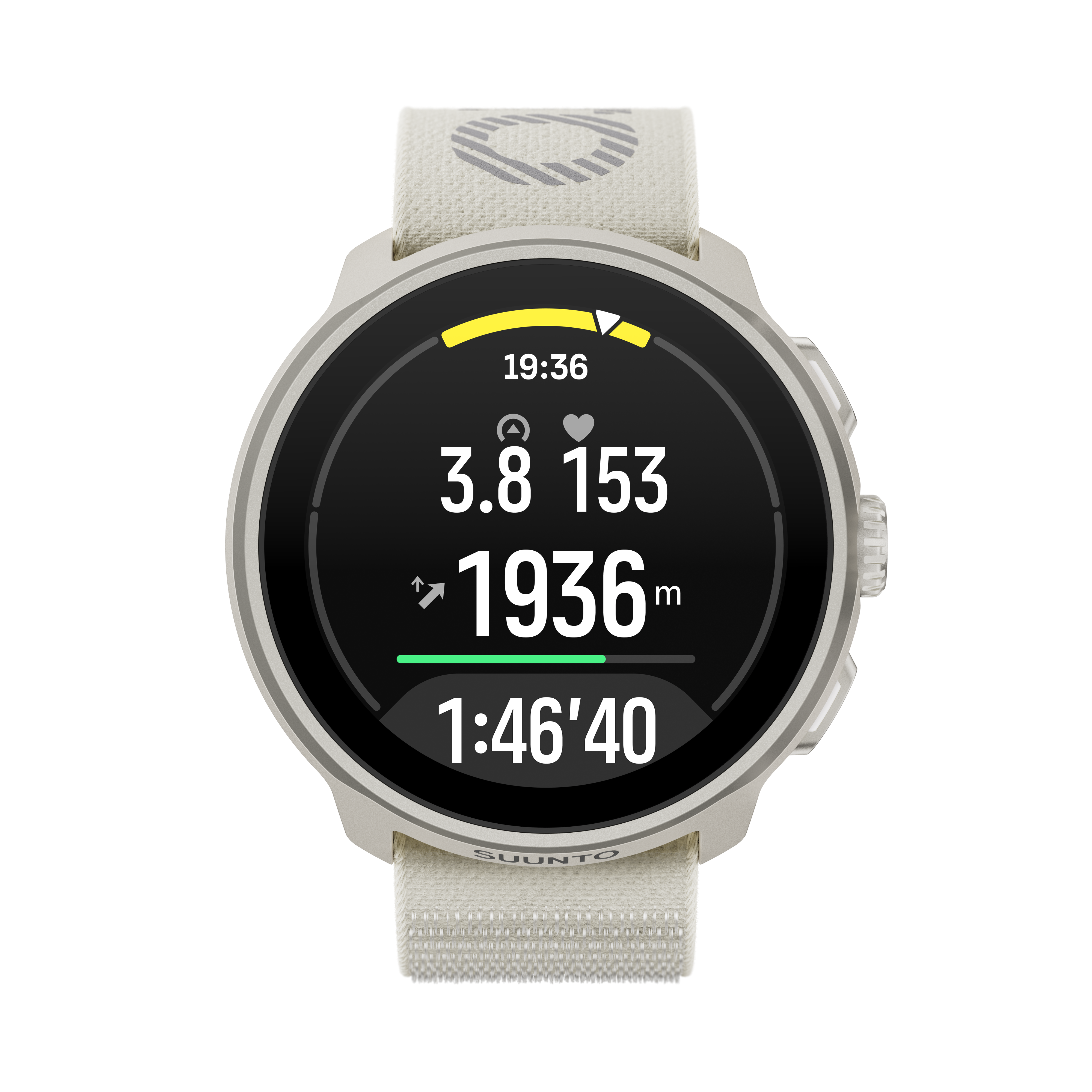SUUNTO Run Frost Gray שעון ספורט וכושר בצבע אפור