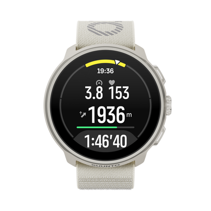 SUUNTO Run Frost Gray שעון ספורט וכושר בצבע אפור