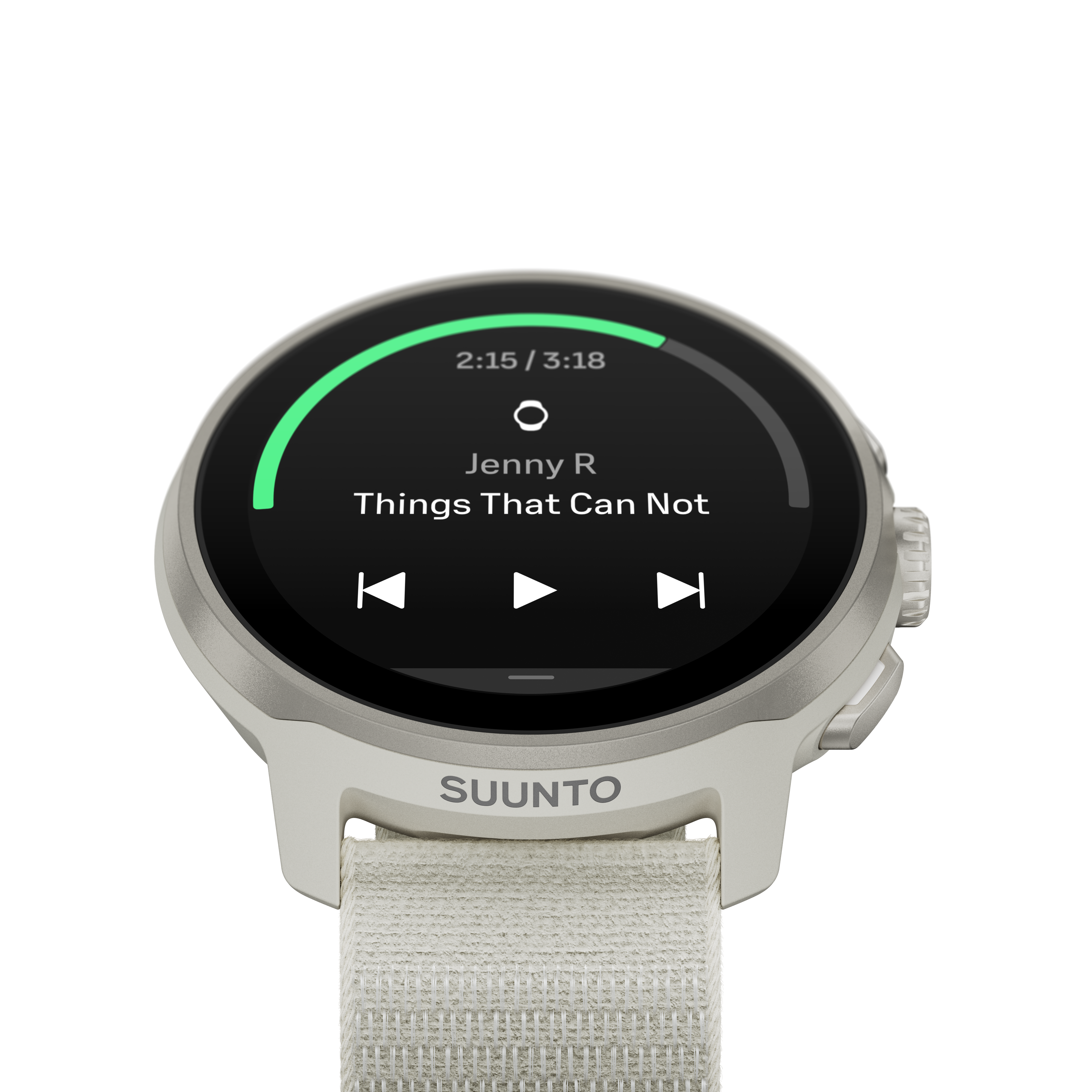 SUUNTO Run Frost Gray שעון ספורט וכושר בצבע אפור