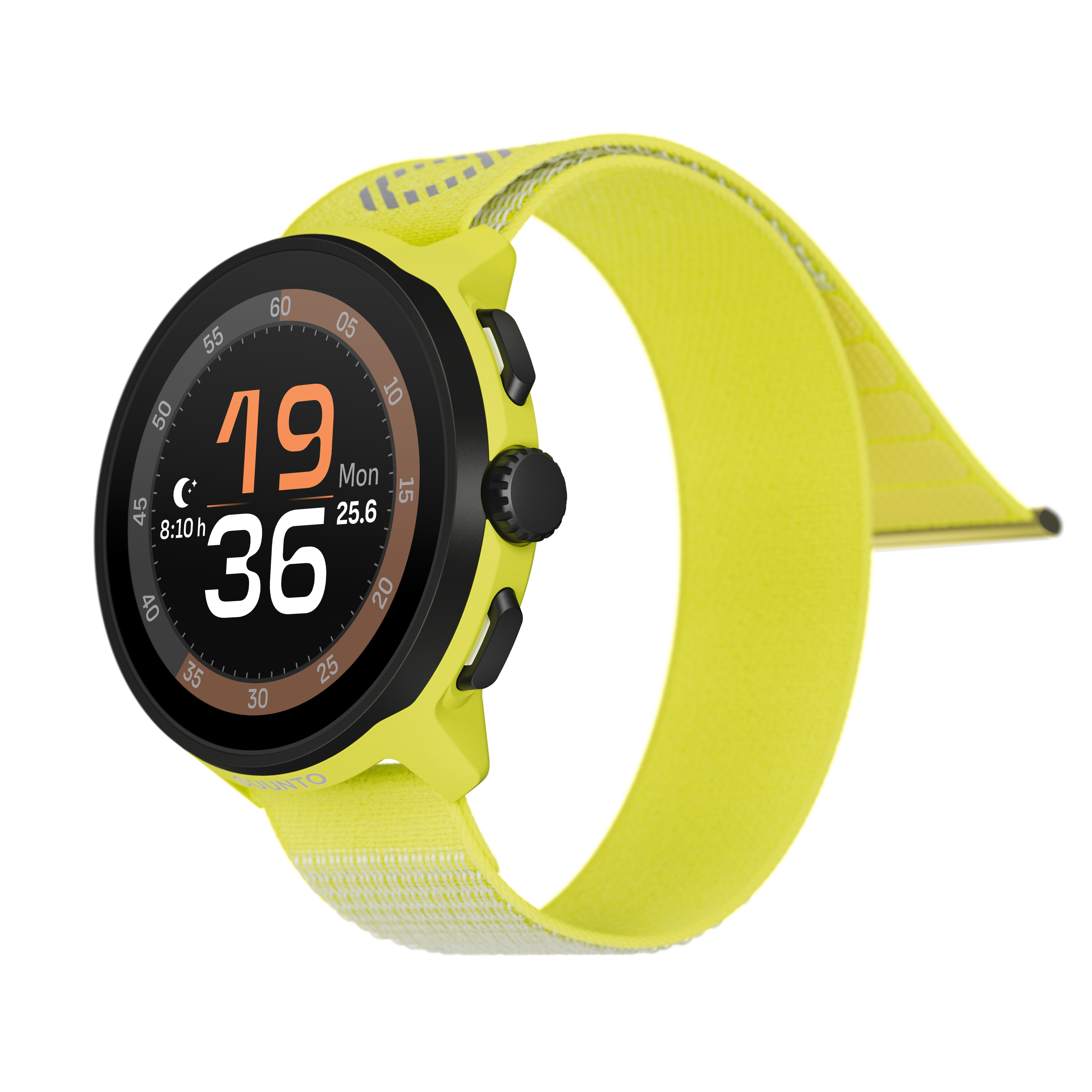 SUUNTO Run Lime שעון ספורט וכושר בצבע צהוב
