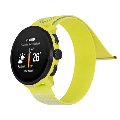 SUUNTO Run Lime שעון ספורט וכושר בצבע צהוב