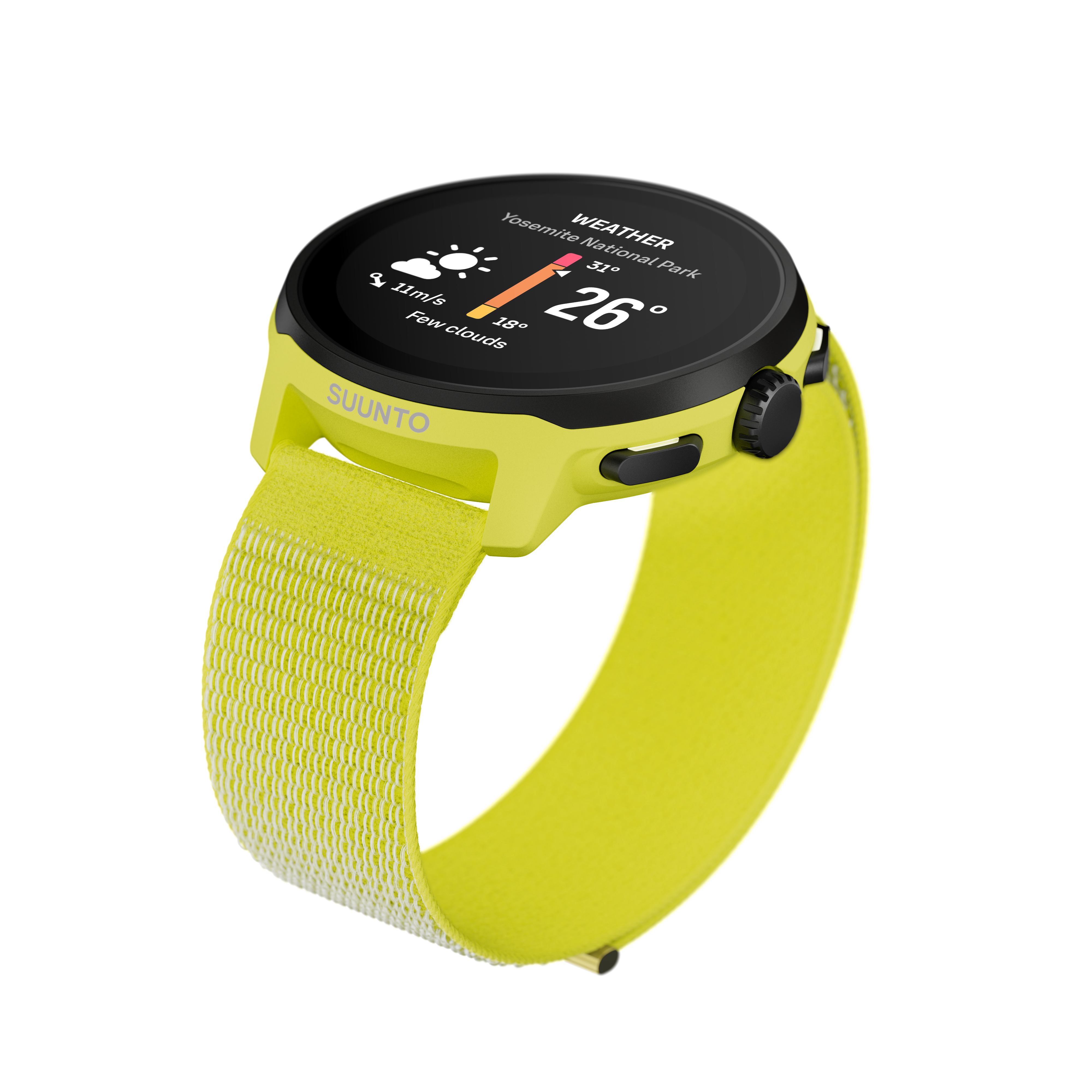 SUUNTO Run Lime שעון ספורט וכושר בצבע צהוב