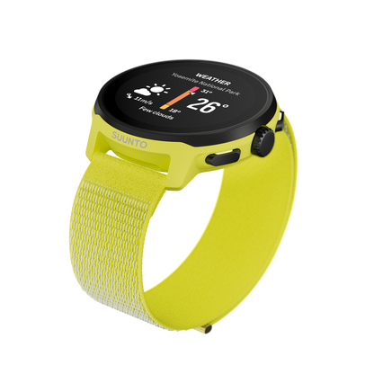 SUUNTO Run Lime שעון ספורט וכושר בצבע צהוב