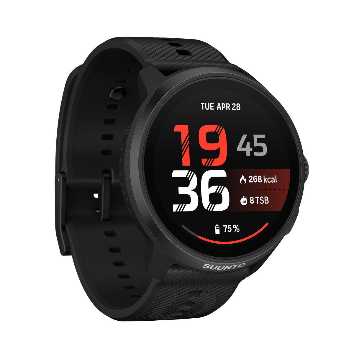 SUUNTO Run 2 All Black 4GB שעון ספורט וכושר בצבע שחור עם זיכרון פנימי של 4 ג׳יגה בייט