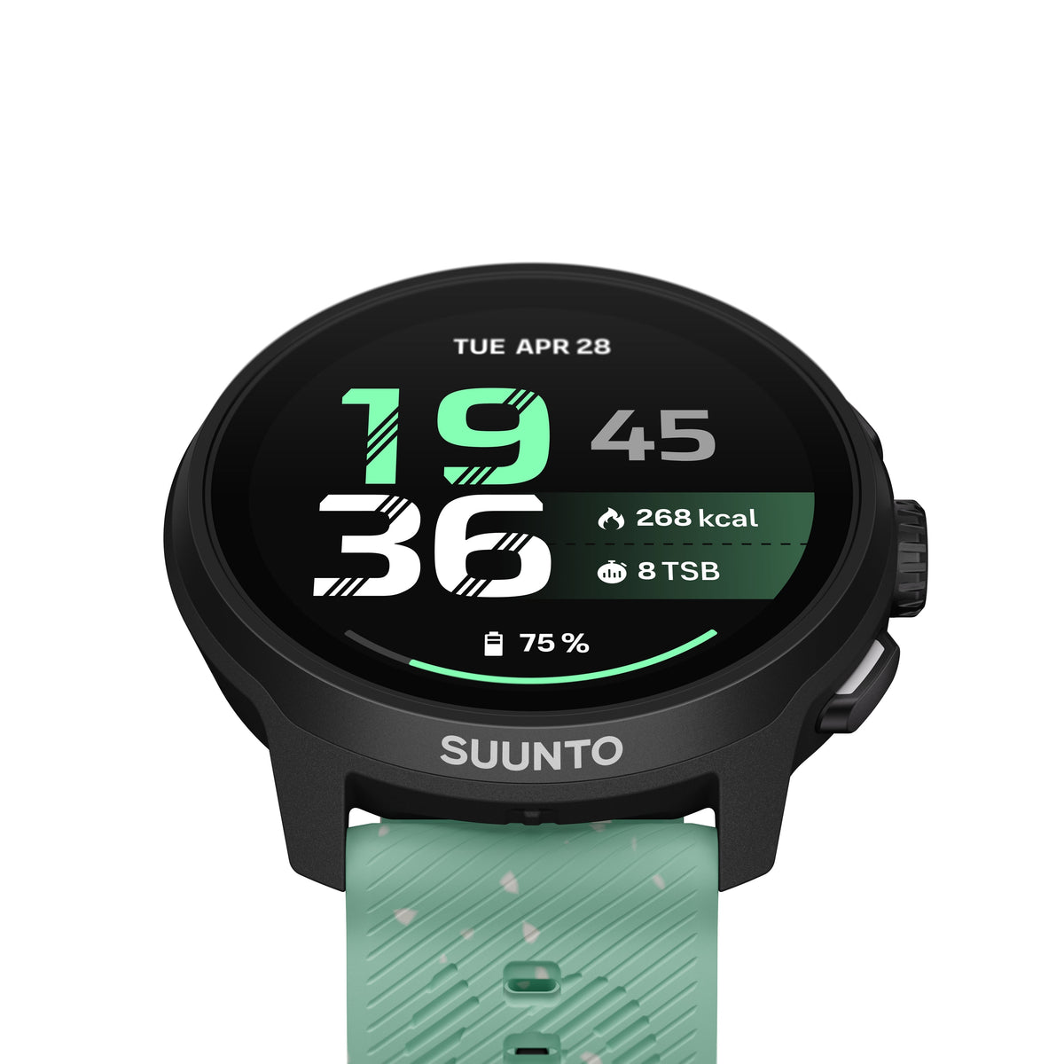 SUUNTO Run 2 Aloe Green 4GB שעון ספורט וכושר בצבע ירוק עם זיכרון פנימי של 4 ג׳יגה בייט