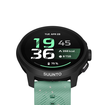 SUUNTO Run 2 Aloe Green 4GB שעון ספורט וכושר בצבע ירוק עם זיכרון פנימי של 4 ג׳יגה בייט