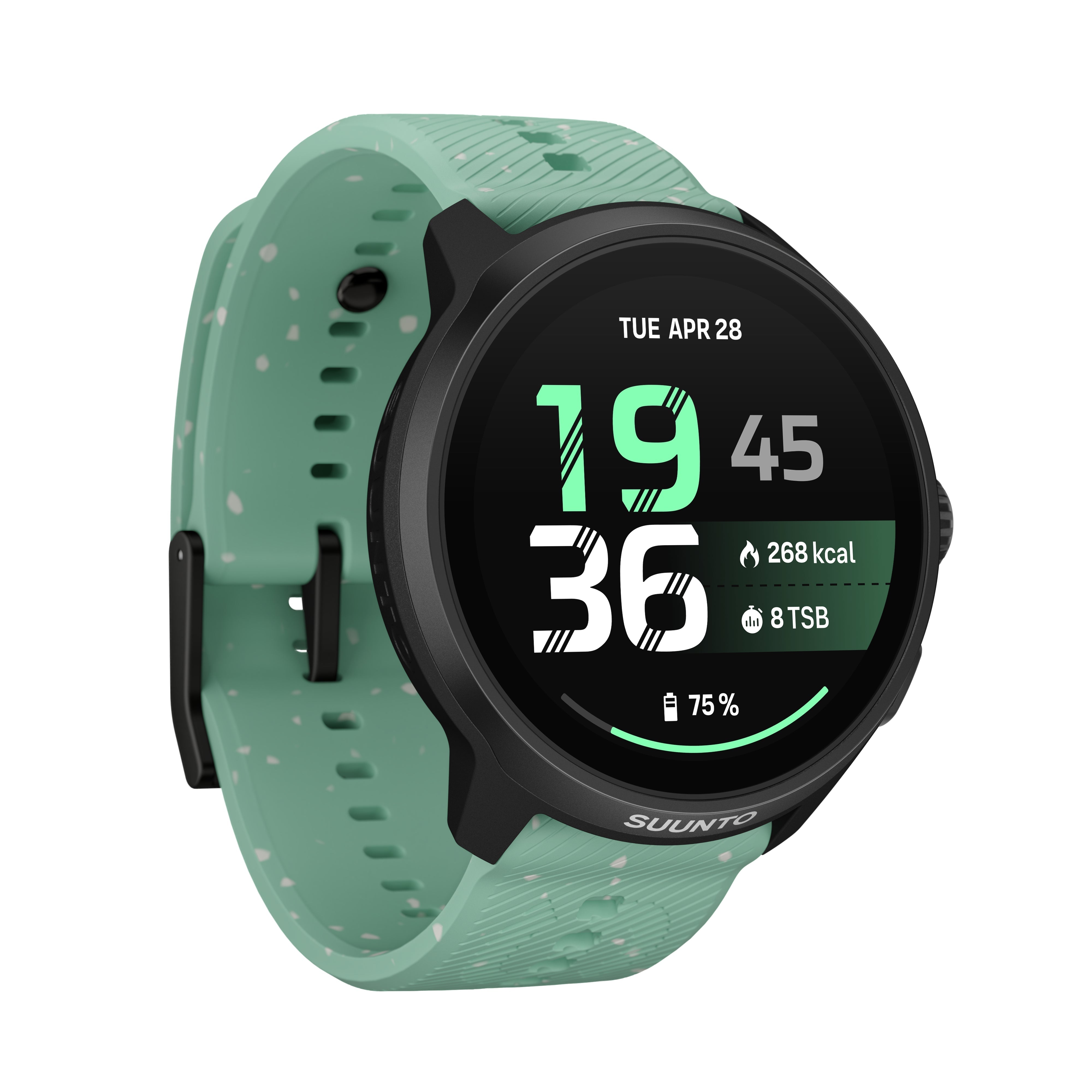 SUUNTO Run 2 Aloe Green 4GB שעון ספורט וכושר בצבע ירוק עם זיכרון פנימי של 4 ג׳יגה בייט