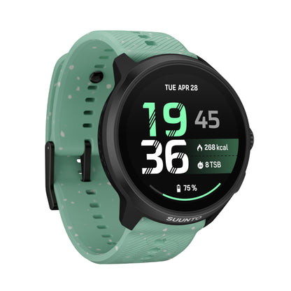 SUUNTO Run 2 Aloe Green 4GB שעון ספורט וכושר בצבע ירוק עם זיכרון פנימי של 4 ג׳יגה בייט