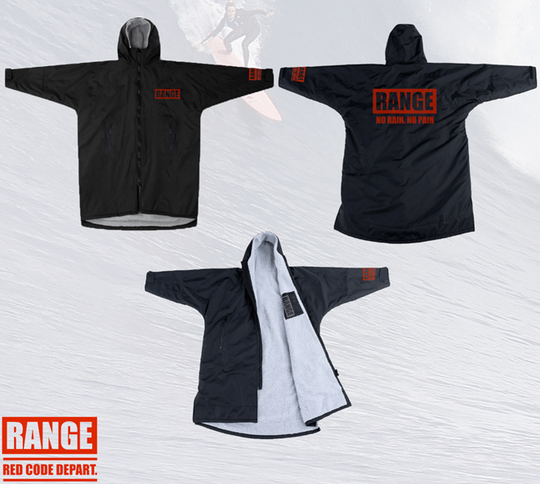 RANGE Storm Robe Poncho חלוק פונצ'ו עם שרוולים ארוכים